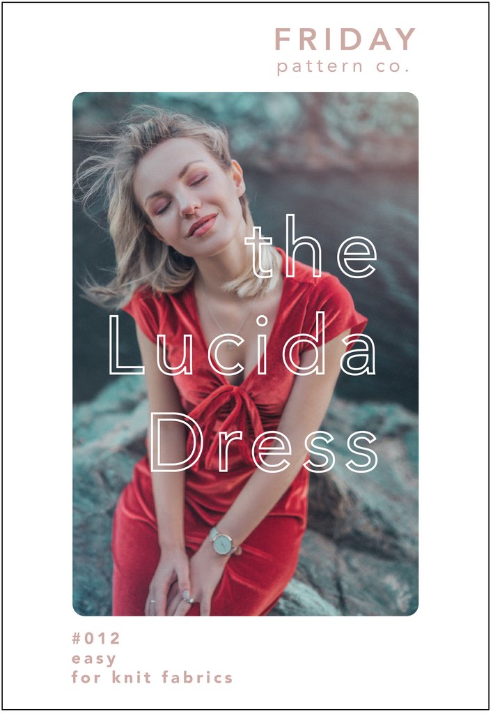 Friday Pattern Co., Lucida Dress sewing pattern - Lakes Makerie - Minneapolis, MN