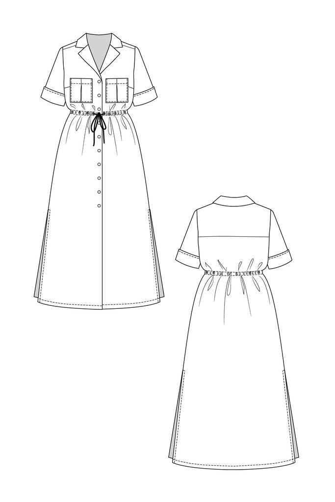Named Clothing, Reeta Dress, Paper Pattern