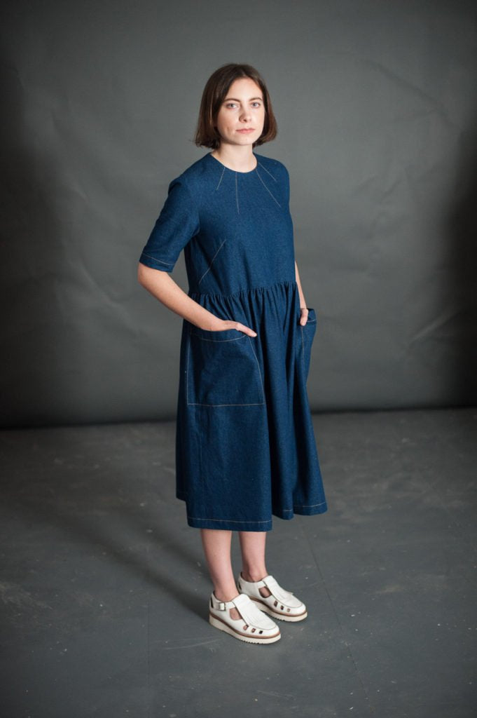 Merchant & Mills, Ellis and Hattie Dress PDF Pattern, two size ranges, with or without printing