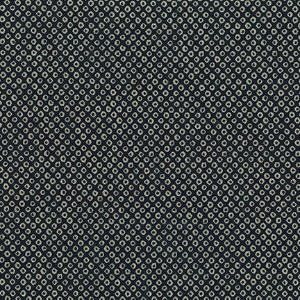 Sevenberry Nara Homespun Cotton Fabric, Shibori on Indigo, 1/4 yard