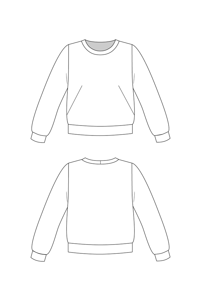 Named Clothing, Sloan Sweatshirt, Digital PDF Pattern