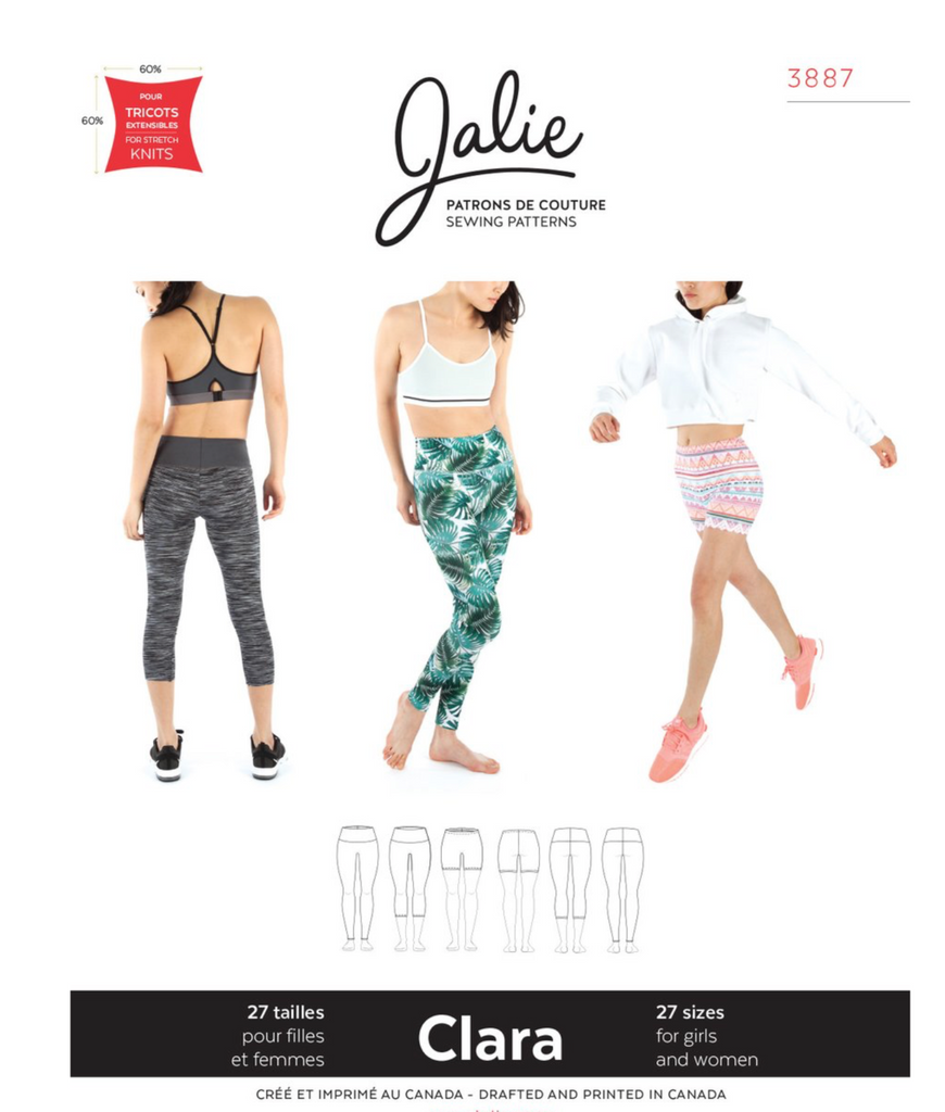 Jalie Clara Leggings/Shorts Pattern