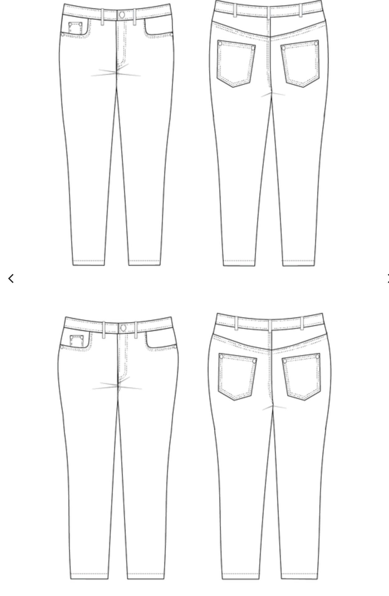 ALMOST LONG TROUSERS PATTERN