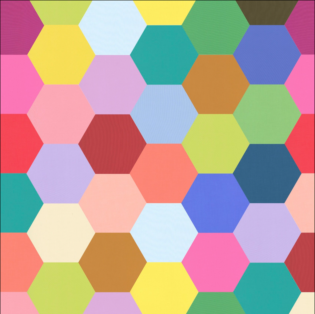 Liberty Tana Lawn Laser Cut 1" Hexagons, multiple colorways