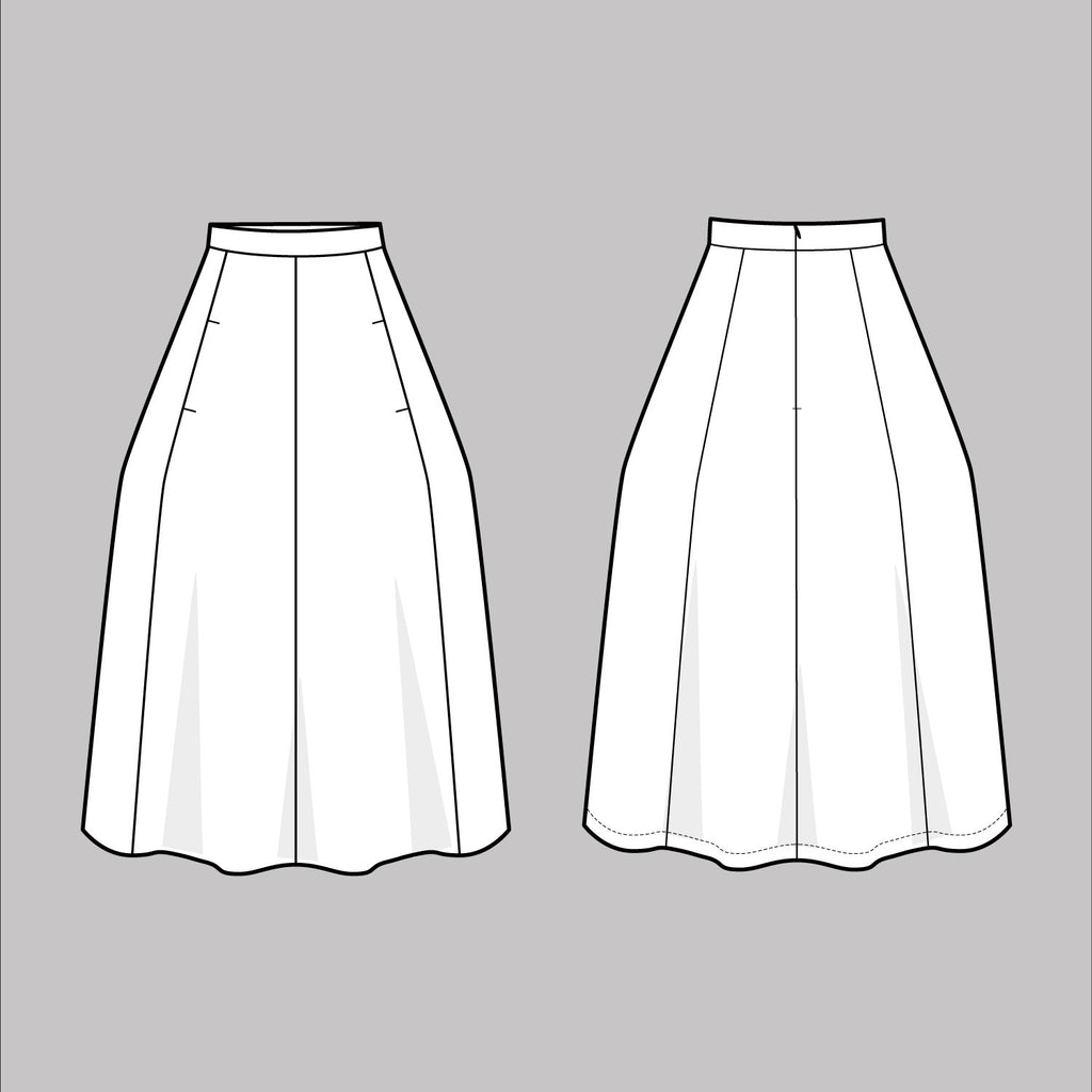 Assembly Line, Tulip Skirt Pattern, Sweden
