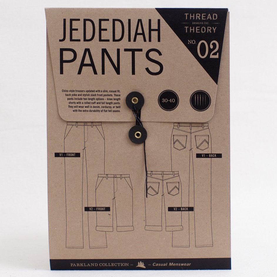 Thread Theory Men's Jedediah Pants Pattern - Lakes Makerie - Minneapolis, MN