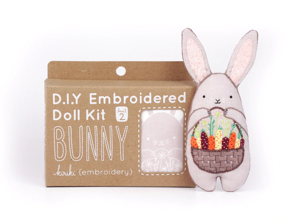 Kiriki D.I.Y Embroidered Doll Kits, various animals