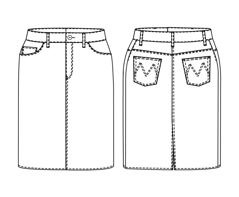 Merchant & Mills, Clementine Skirt Paper Pattern