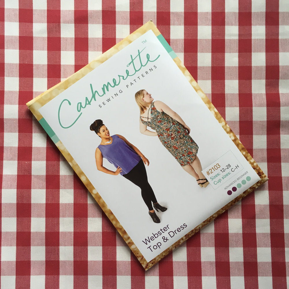 Cashmerette Webster Top and Dress, Curvy Sewing Pattern - Lakes Makerie - Minneapolis, MN