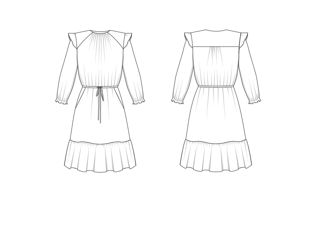 Friday Pattern Co., Davenport Dress Sewing Pattern