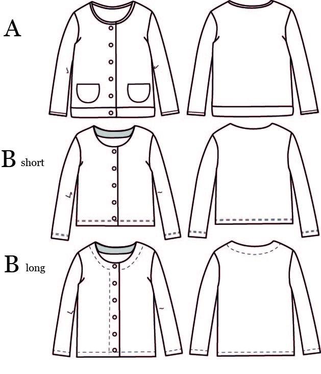 Ikatee (France), Vic Cardigan Sewing Pattern - Child, 3-12Y – Lakes Makerie