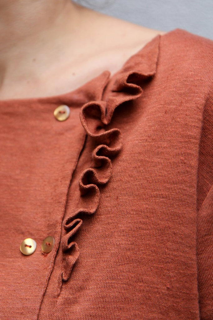 Ikatee (France), Elona Mum Blouse & Dress Sewing Pattern - Women