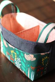 Noodlehead Divided Basket Sewing Pattern Pattern - Lakes Makerie - Minneapolis, MN