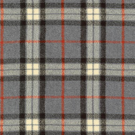 Mammoth Cotton Flannel Plaid Fabric, 1/2 yard, multiple colorways - Lakes Makerie - Minneapolis, MN