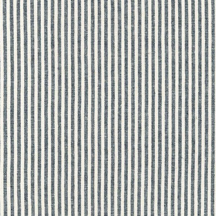 Robert Kaufman, Essex Yarn Dyed Classic Wovens, Striped Linen and Cotton Fabric, 1/2 yard, multiple color ways - Lakes Makerie - Minneapolis, MN