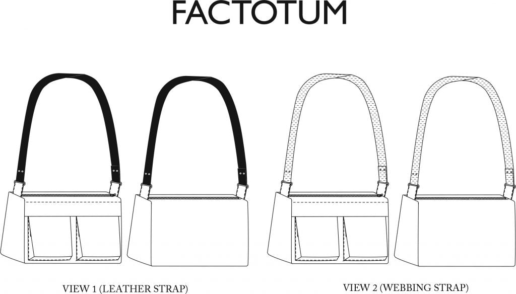 Merchant & Mills, The Factotum, Crossbody Bag PDF Pattern