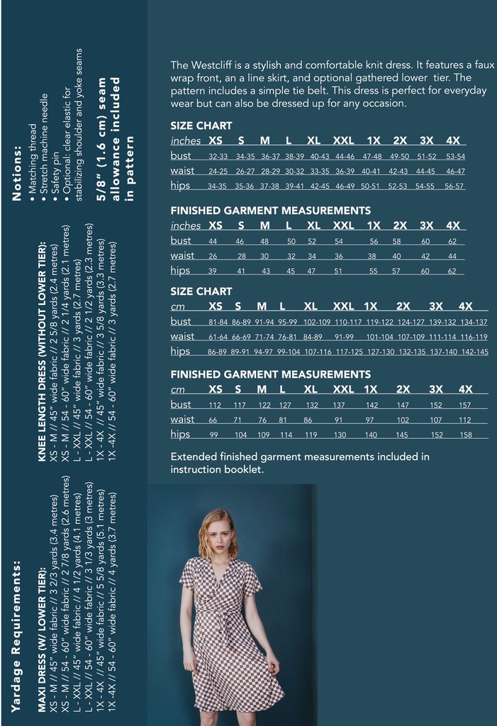 Friday Pattern Co., the Westcliff Dress sewing pattern - Lakes Makerie - Minneapolis, MN