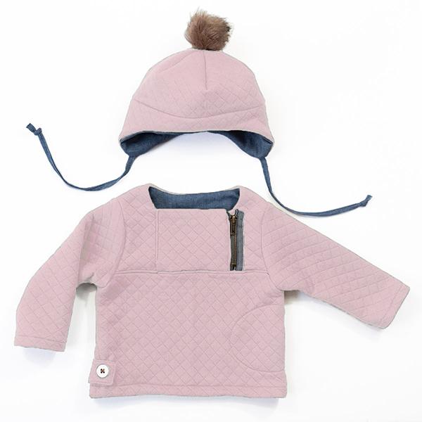 Ikatee (France), Hugo Sweatshirt and Hat Sewing Pattern - Baby/Child, 6M-4Y