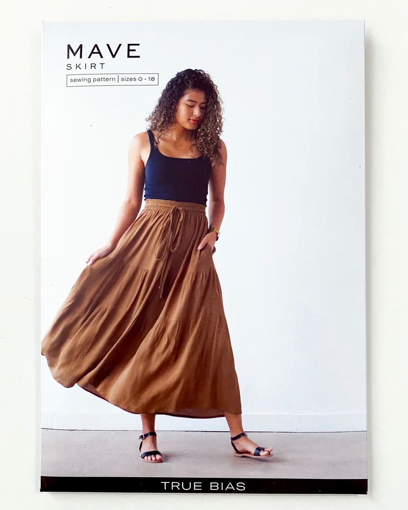 True Bias Mave Skirt Pattern, two size ranges