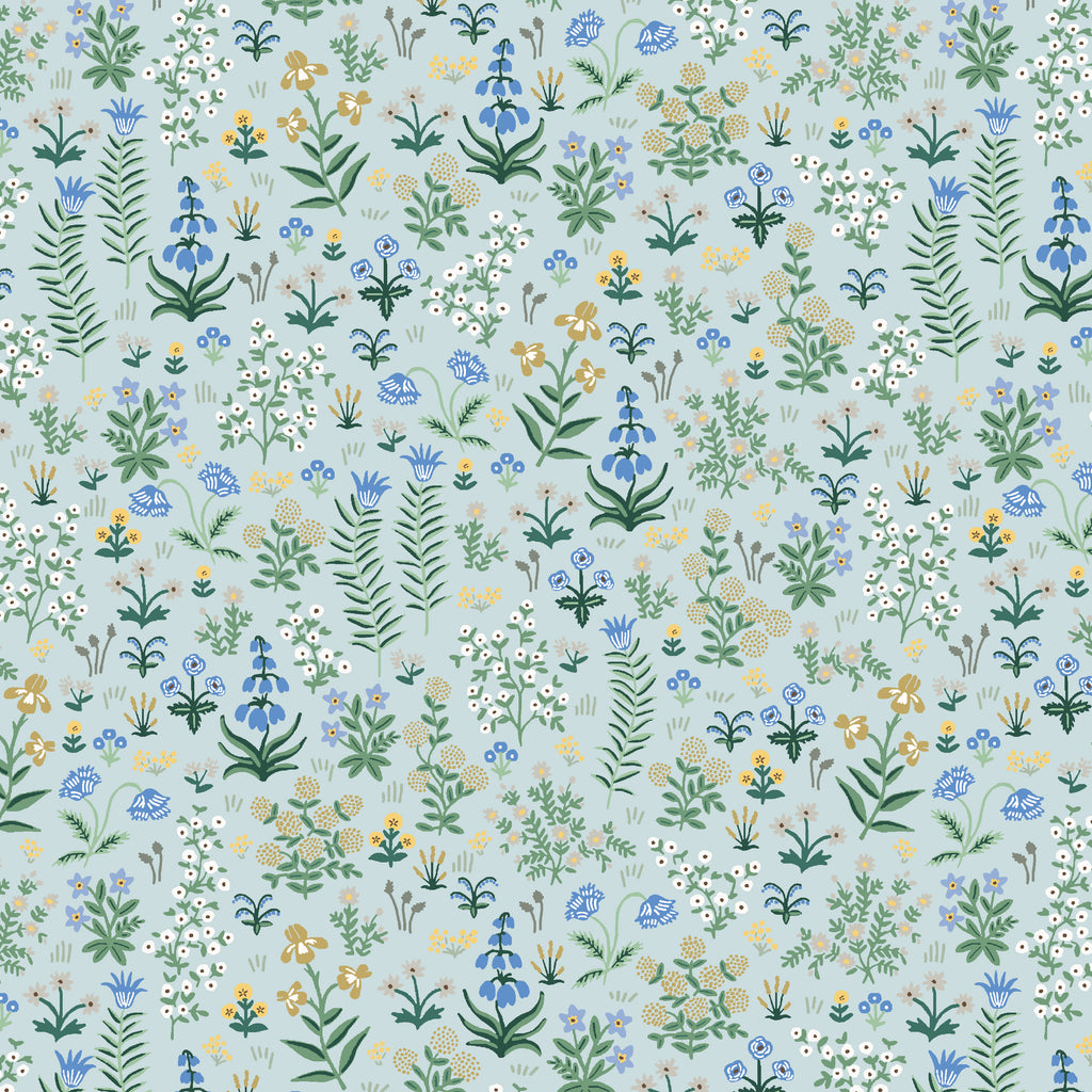 Rifle Paper Co., Camont - Menagerie Garden - Mint Fabric, 1/4 yard