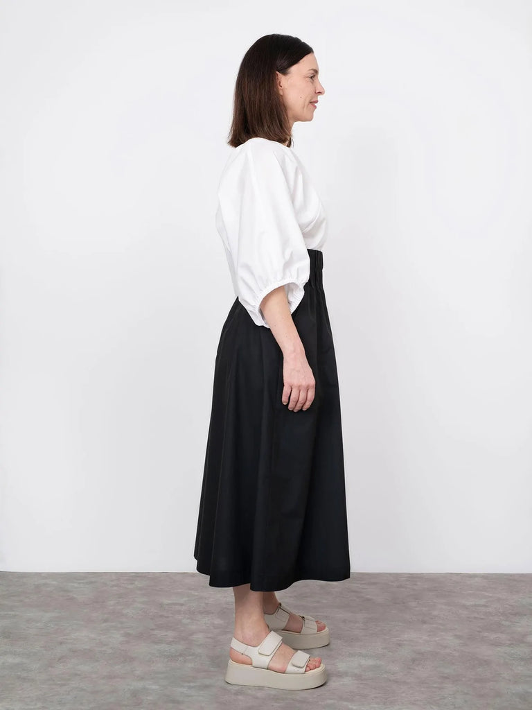 Assembly Line, Elastic Waist Maxi Skirt, Sweden, two size ranges